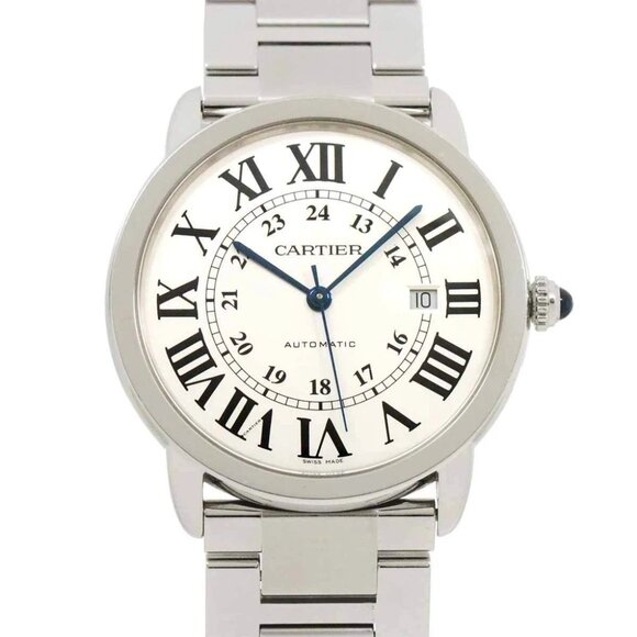Cartier Ronde Solo de Cartier W6701011 Date Automatic Silver Dial Men 90252631 - Picture 1 of 7